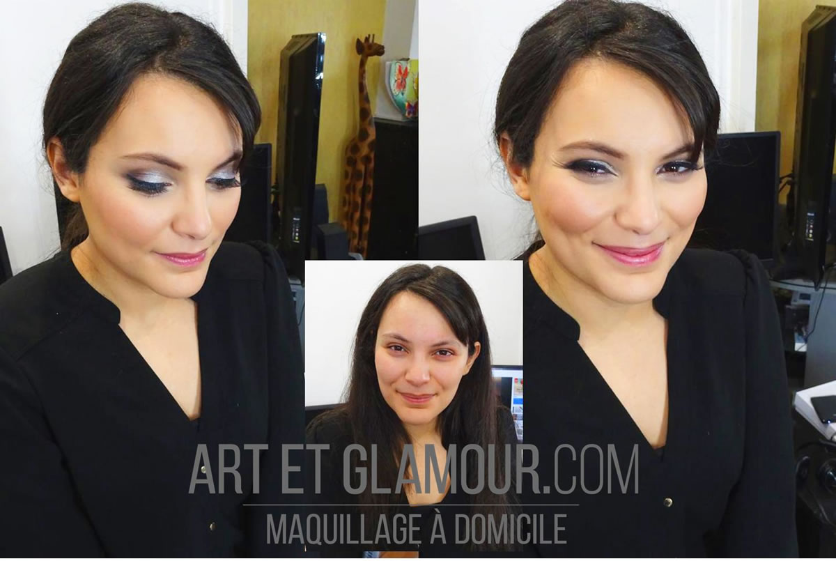 Avant / Après make up maquillage Lyon